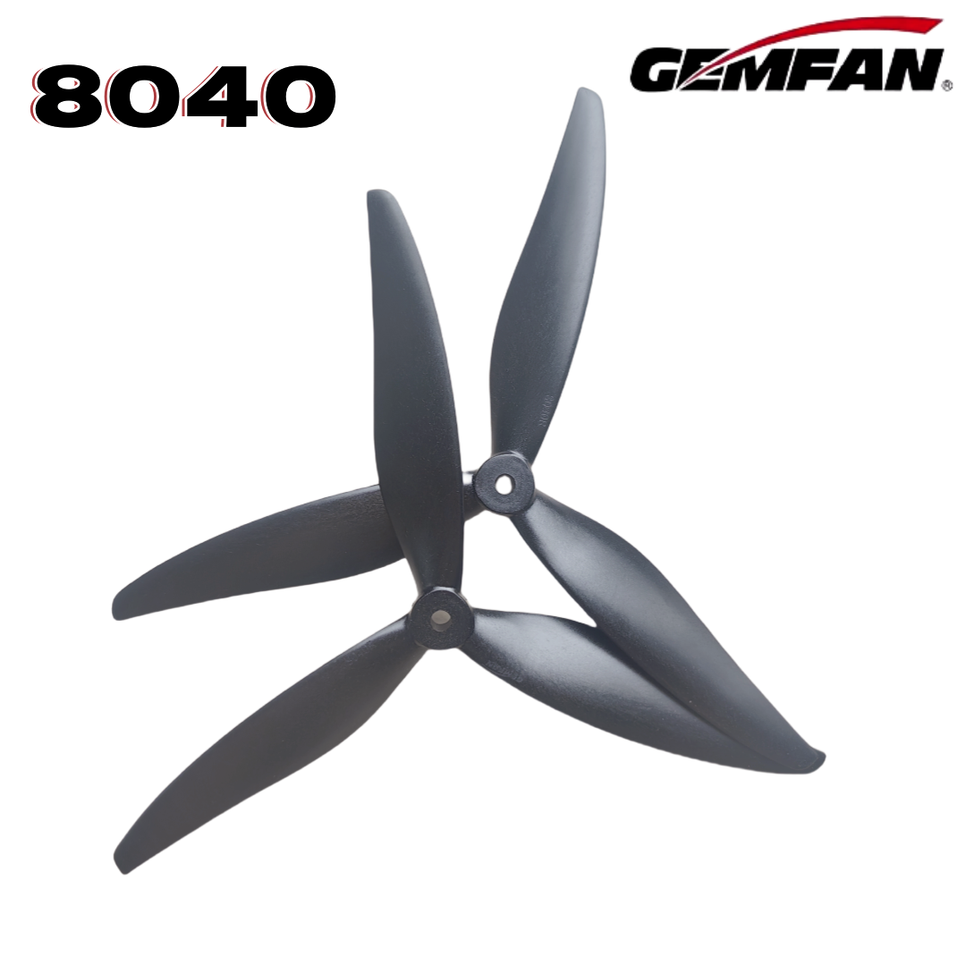 Drone Racing Propeller - Gemfan 8040 8X4X3 3-blade 8-inch Propeller